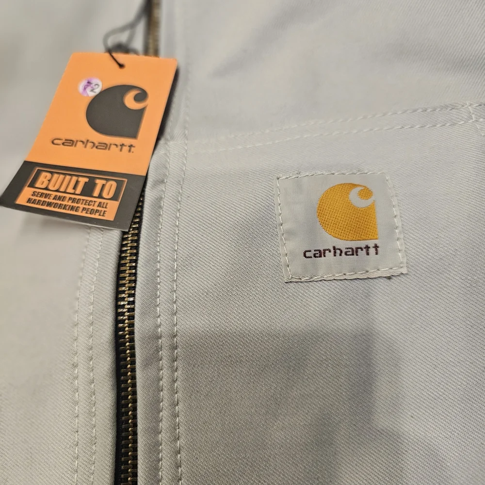 Carhartt Gray and Black Jacket with NY Logo - Picture 6 of 11